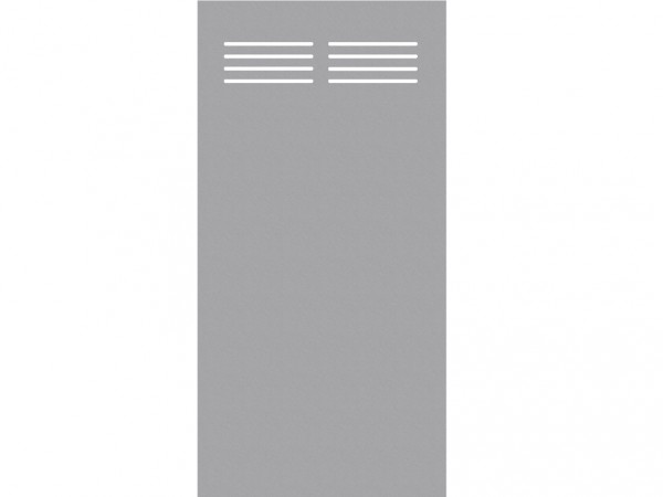 Sichtschutzelement Slot-Design BOARD titangrau