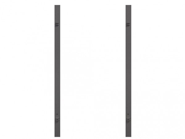 Torpfosten Doppeltor (2er-Set), Metall, anthrazit