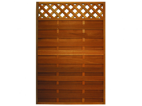 Bangkirai Rechteckzaun Classico 180 x 120 cm