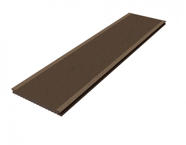 Terrassendiele WPC "Barfußdiele CLASSIC PLUS (Jumbo)" lavabraun