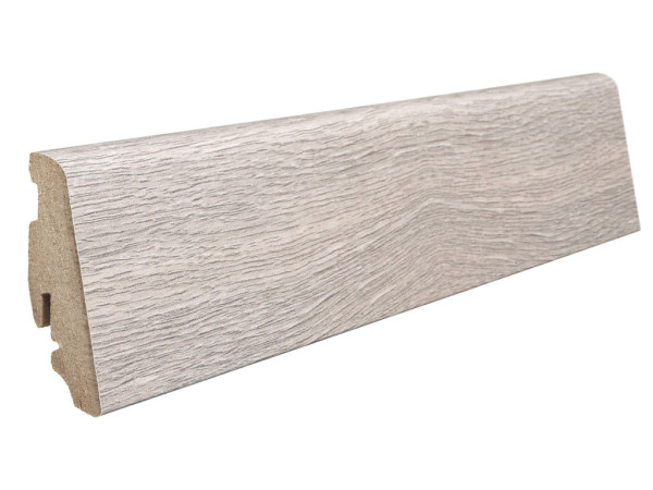 Sockelleiste Eiche Contura steingrau Highland/Samteiche grau Dekor