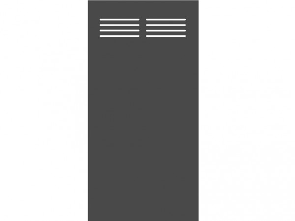 Sichtschutzelement Slot-Design BOARD schiefer