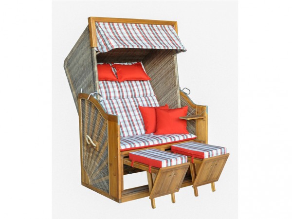 Strandkorb "Trendy Pure Greenline 120" walnut Design 700
