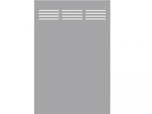 Sichtschutzelement Slot-Design "BOARD" titangrau