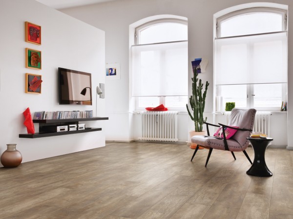 Designboden Antikeiche Geräuchert strukturiert "Disano Life" Landhausdiele XL