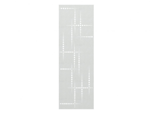 Sichtschutzzaun SYSTEM Gitter Puls Silber