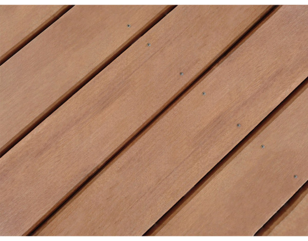 Bangkirai geriffelt 13,5 Holz Edelstahl Gartenfackel Terrassen Fackel /Ölfackel /Öllampe Garten Tischfackel Gartenlicht Tischfeuer Windlicht