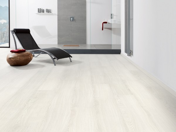 Designboden Eiche Weiß strukturiert "Disano Classic Aqua" Landhausdiele XL