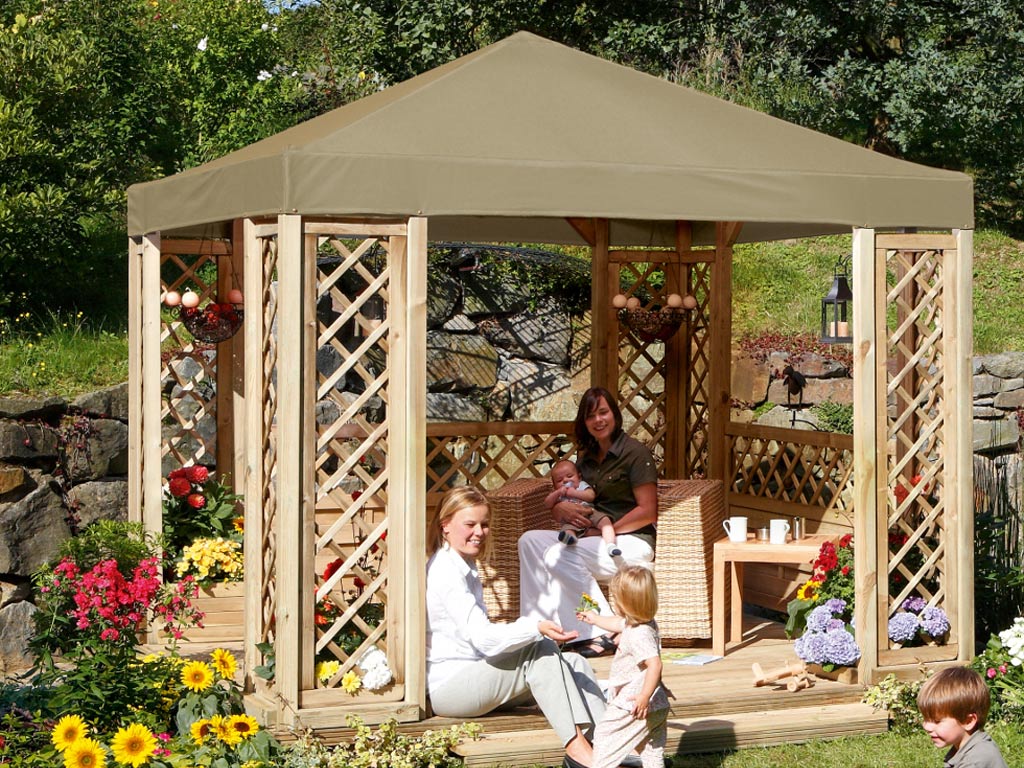 Sommerdach sand passend für Pavillon LINDGREN PavillonZubehör