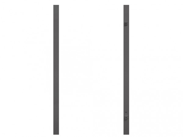 Brügmann Torpfosten Einzeltor (2er-Set), Metall, anthrazit