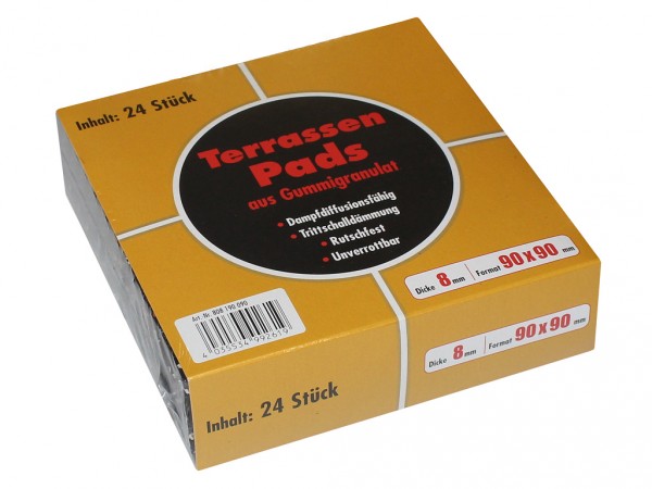 24 Terrassenpads Unterlage für Terrassenhölzer