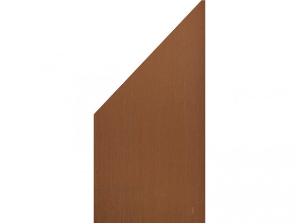Anschluss-Sichtschutzelement "BOARD" rost