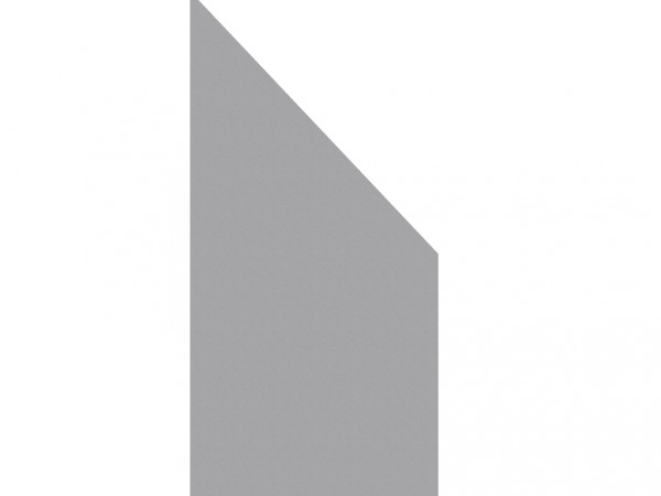 Anschluss-Sichtschutzelement "BOARD" titangrau