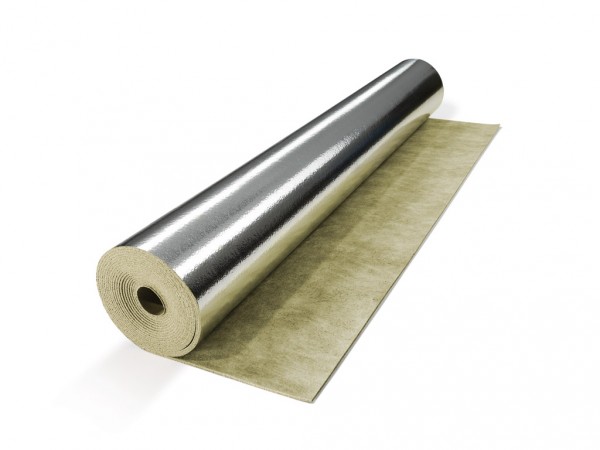 Dämmunterlage PU mit integrierter Dampfbremse, 10 m² Rolle
